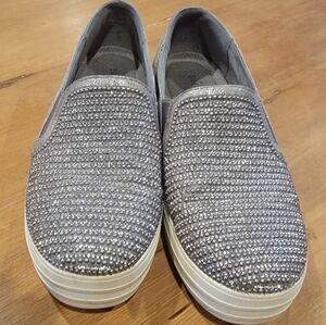 Sketchers Shiny Dancer in Dark Silver